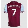 West Ham United Crysencio Summerville #7 Hemmatröja 2024-25 Korta ärmar